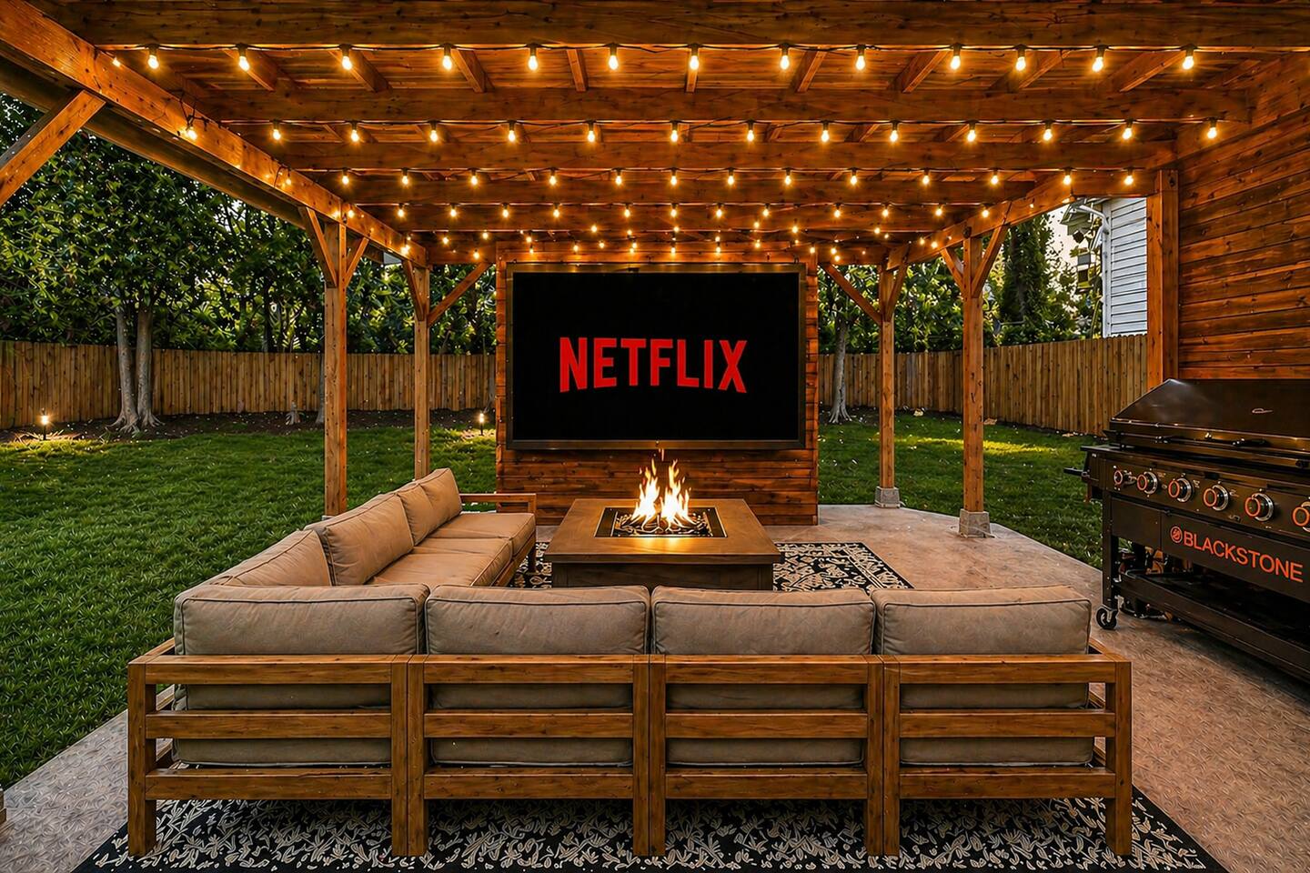 NEW! The Botanical Manor, Outdoor Theater & Games