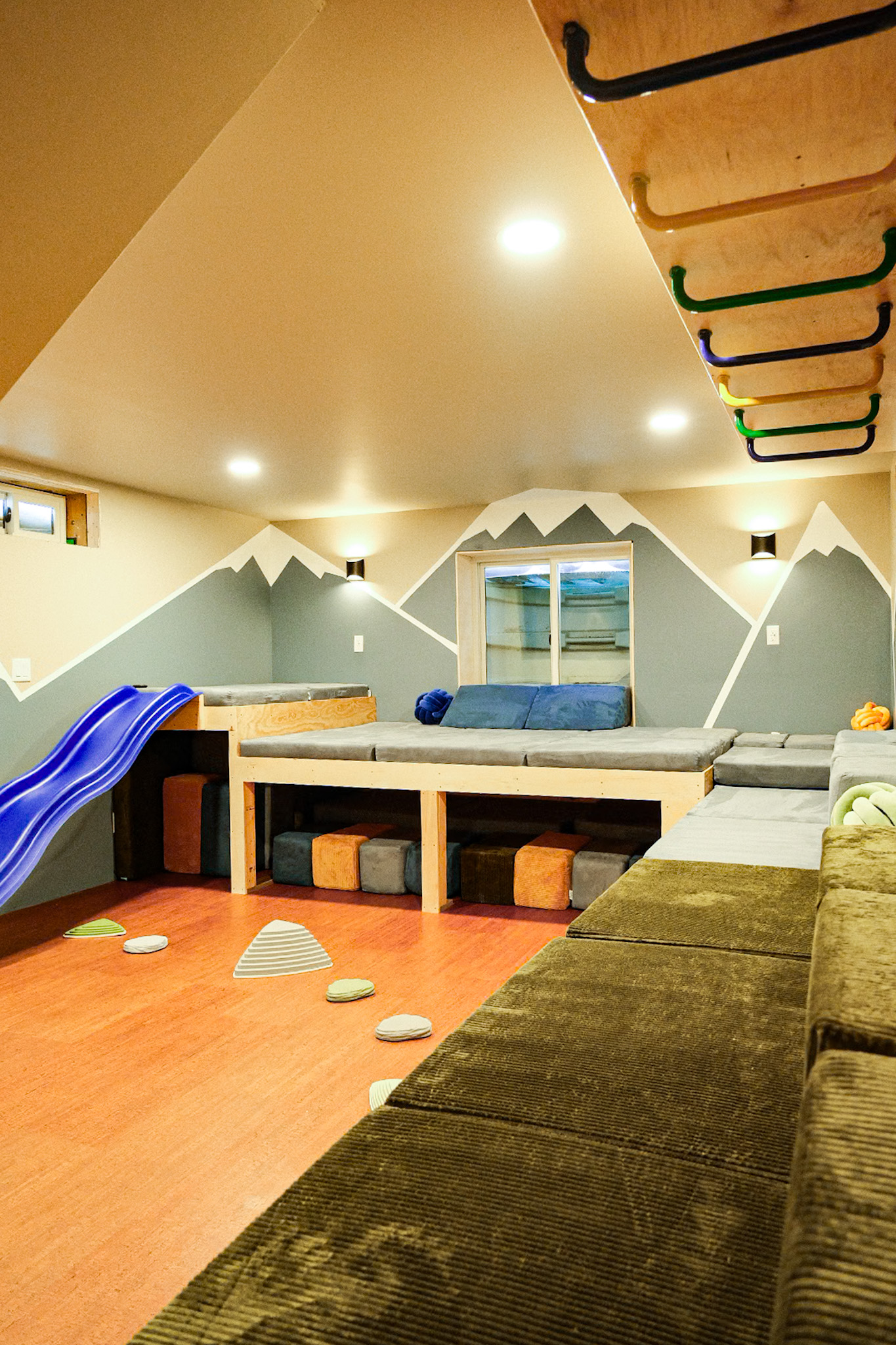 Family Fun · Indoor Play Zone · UP Waterfalls
