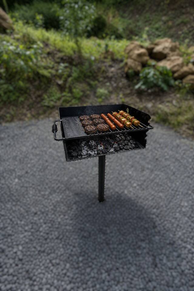 Fire up the grill! Enjoy a BBQ surrounded by the beauty of the Smoky mountains.