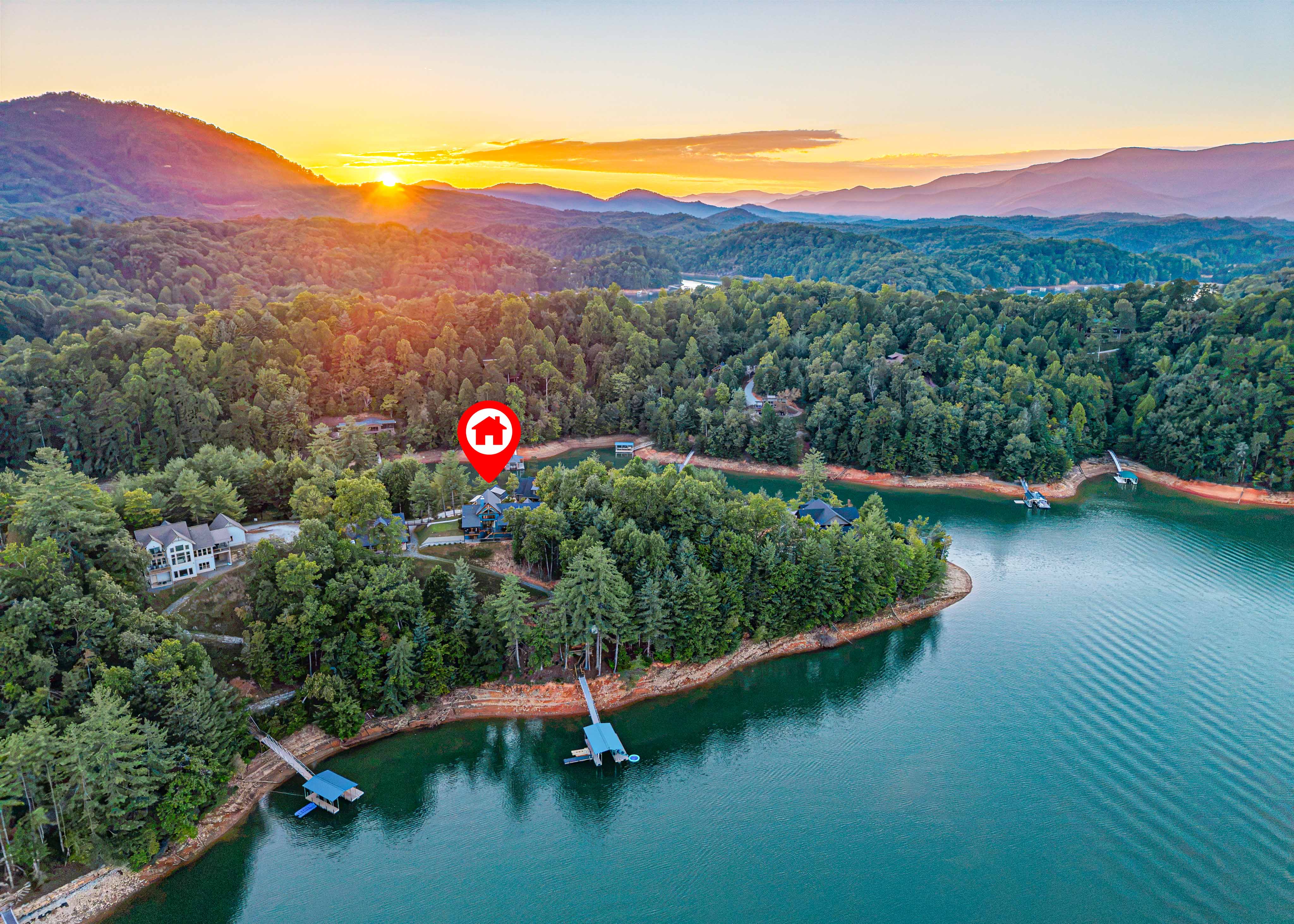 Fontana Cabana vacation rental near Fontana Lake, North Carolina