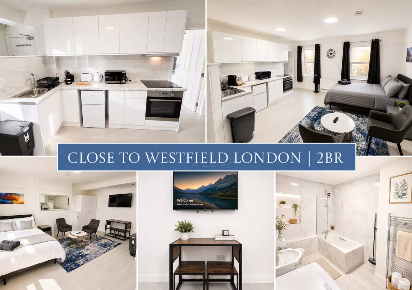 Flat 107 – 2B – Chic Studio Apt in London | 2 Guests | Parking