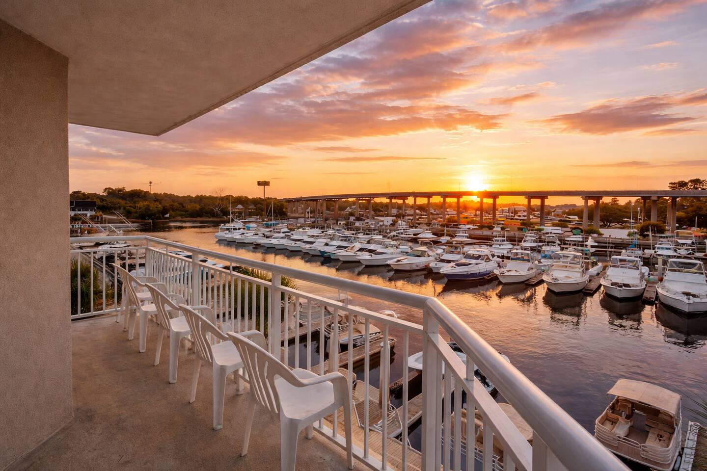 Sunset Marina Views • Spacious Corner Condo