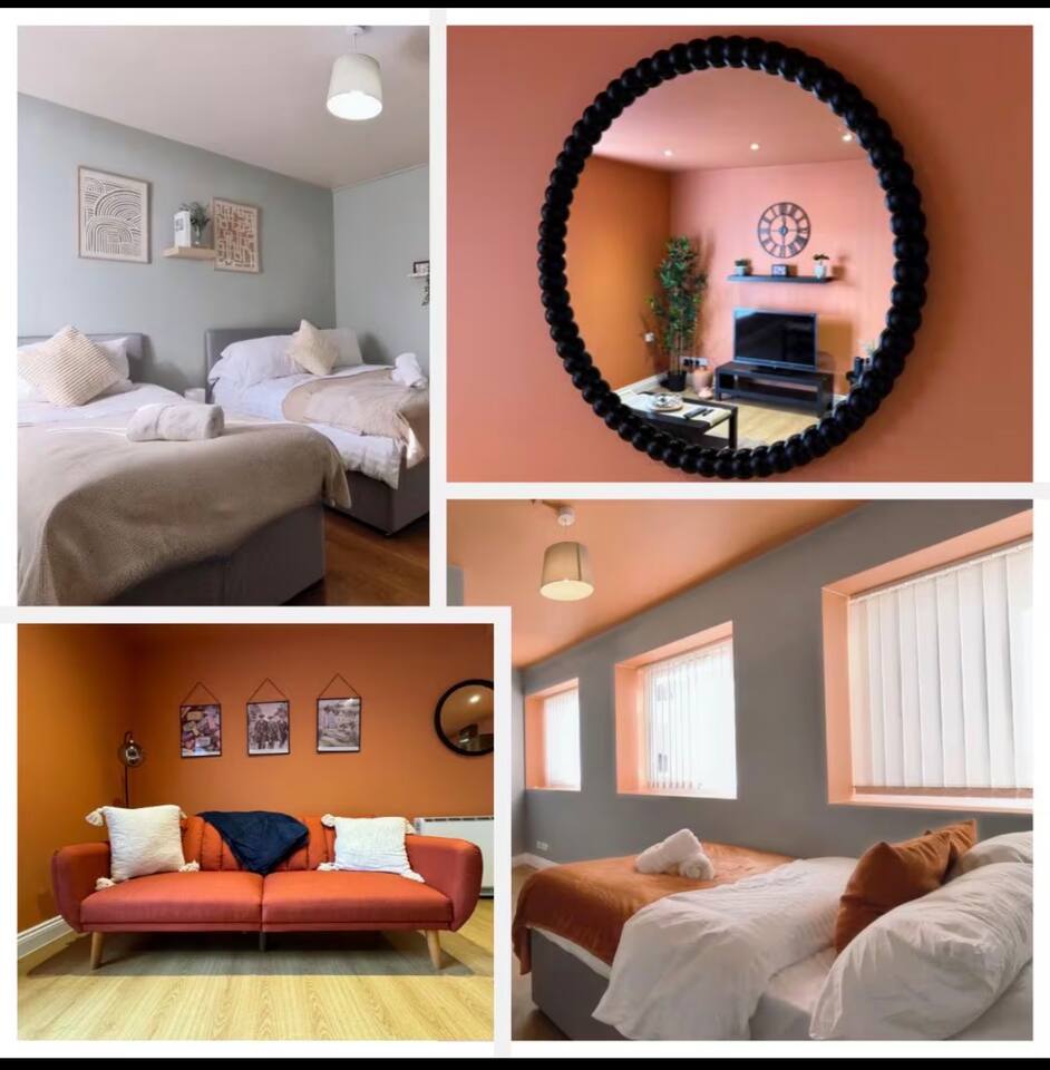 2BR Near Utilita Arena|Park for free|Large Groups