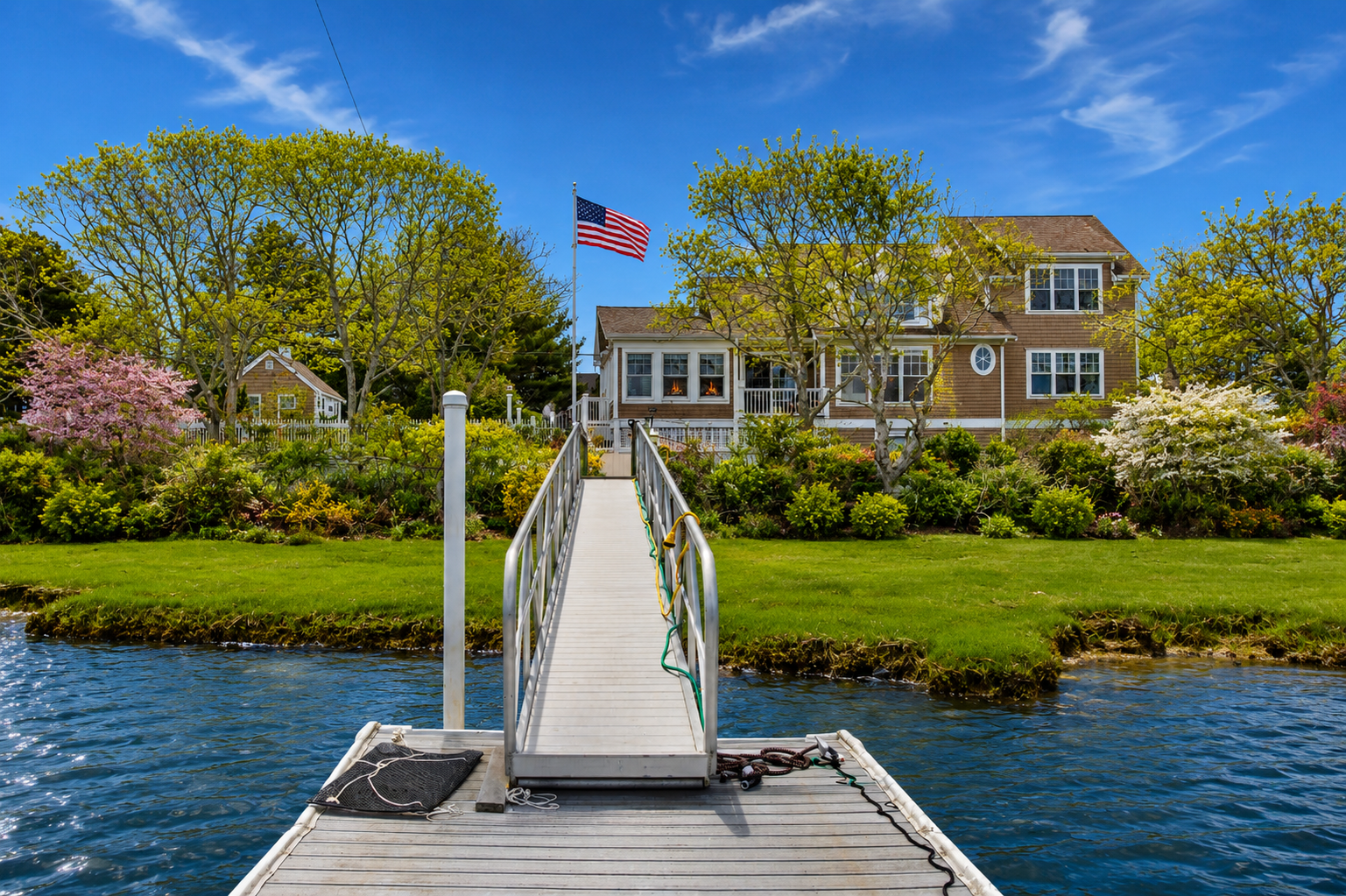 NEW Beautiful Waterfront, Firepit & Private Dock