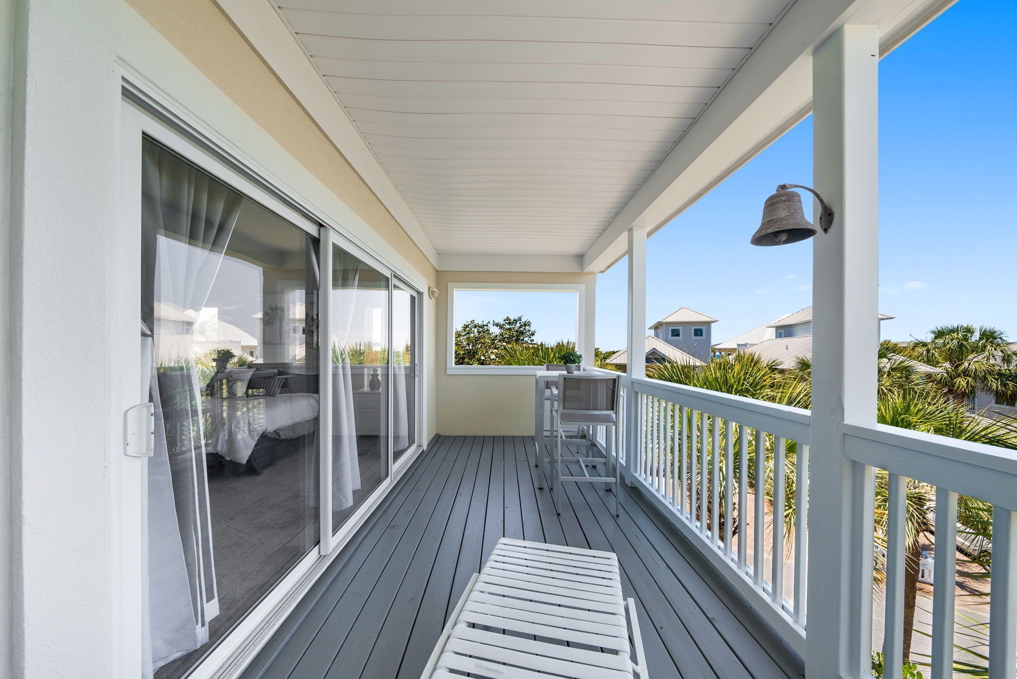 Enjoy the private top-floor balcony off the master bedroom
