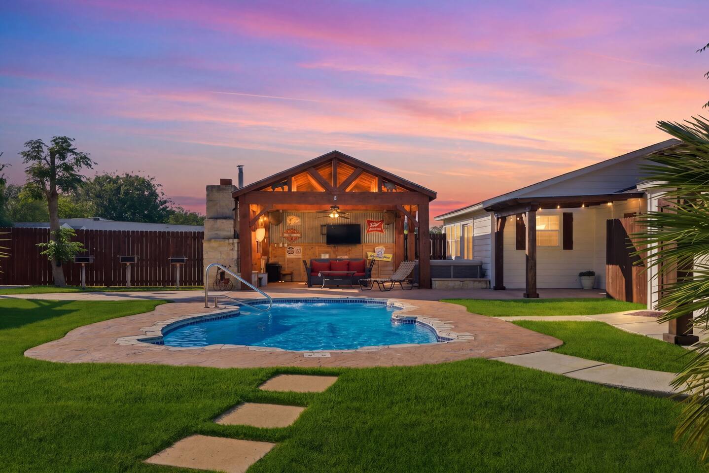 The Game Room Pool House