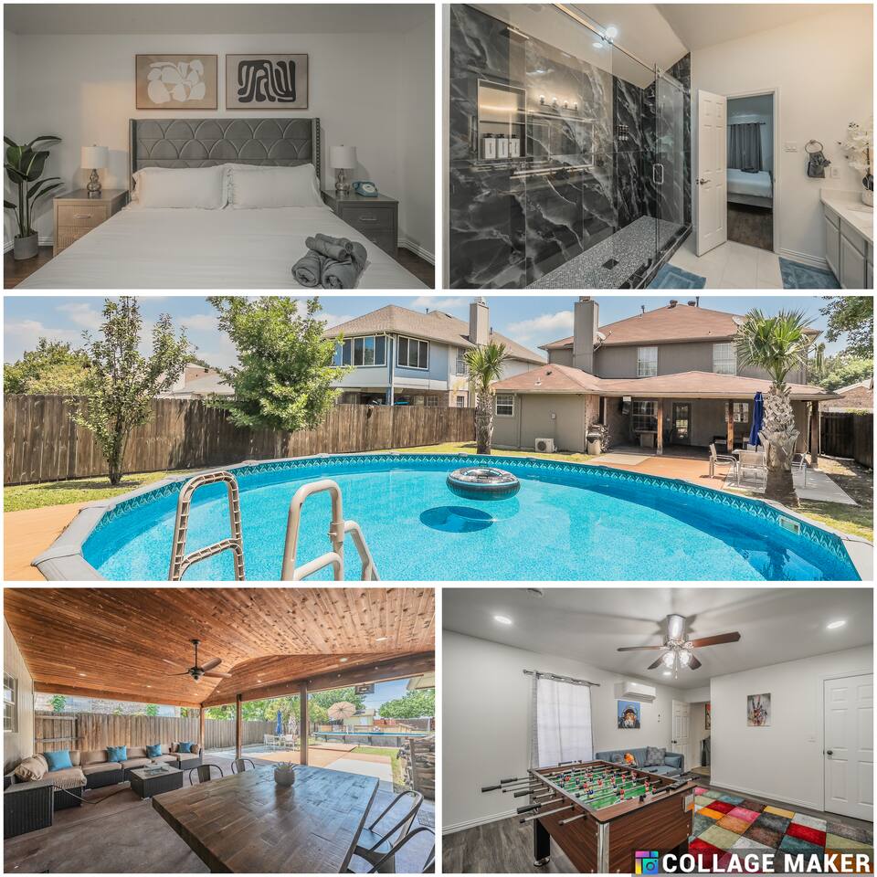 House Near Lake. Pool, Arcades and Gym