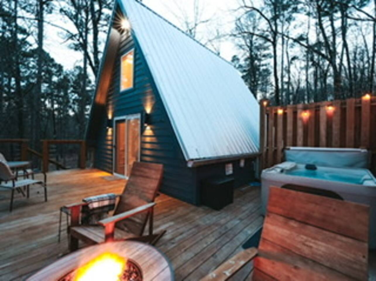 Dreamy A-Frame Cabin with Loft