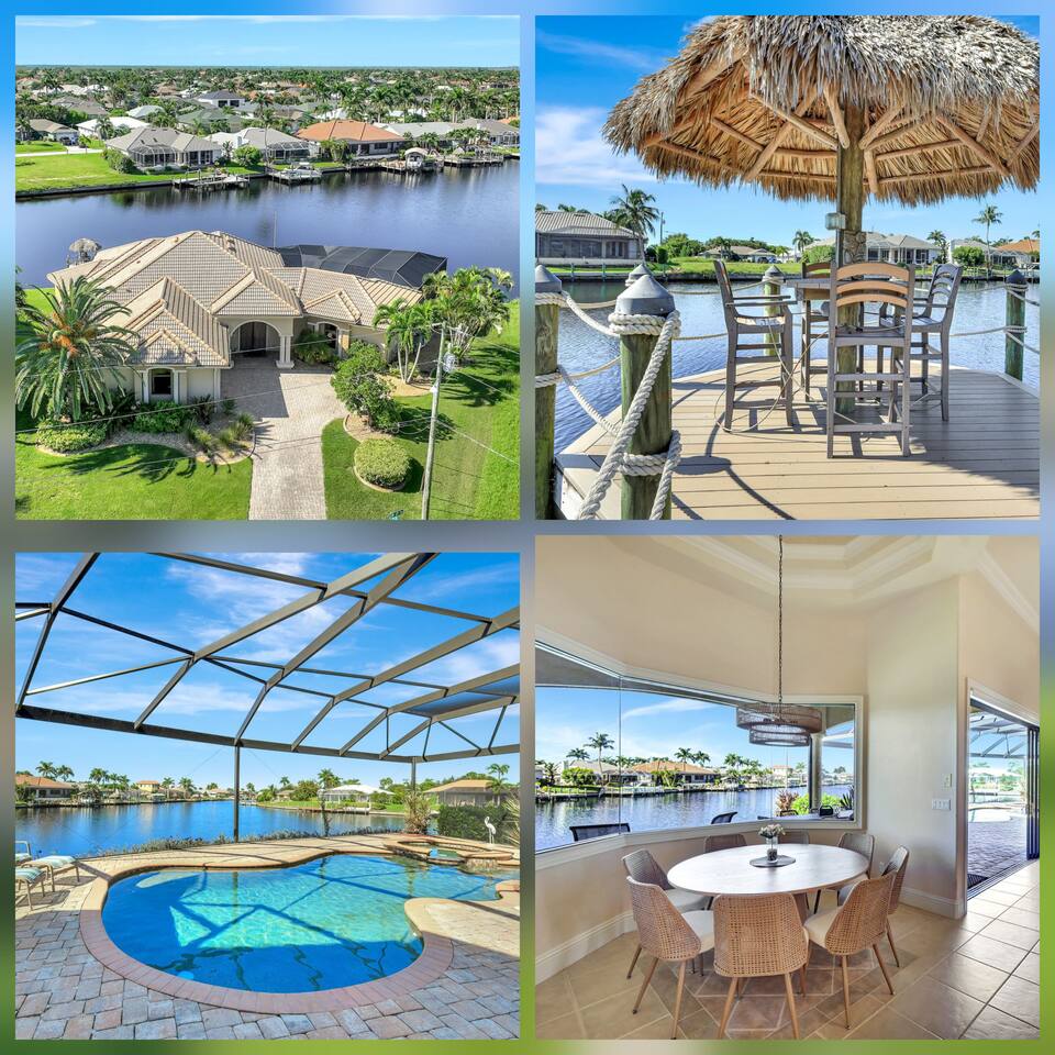 SW Exposure Gulf Access Waterfront Cape Coral Home