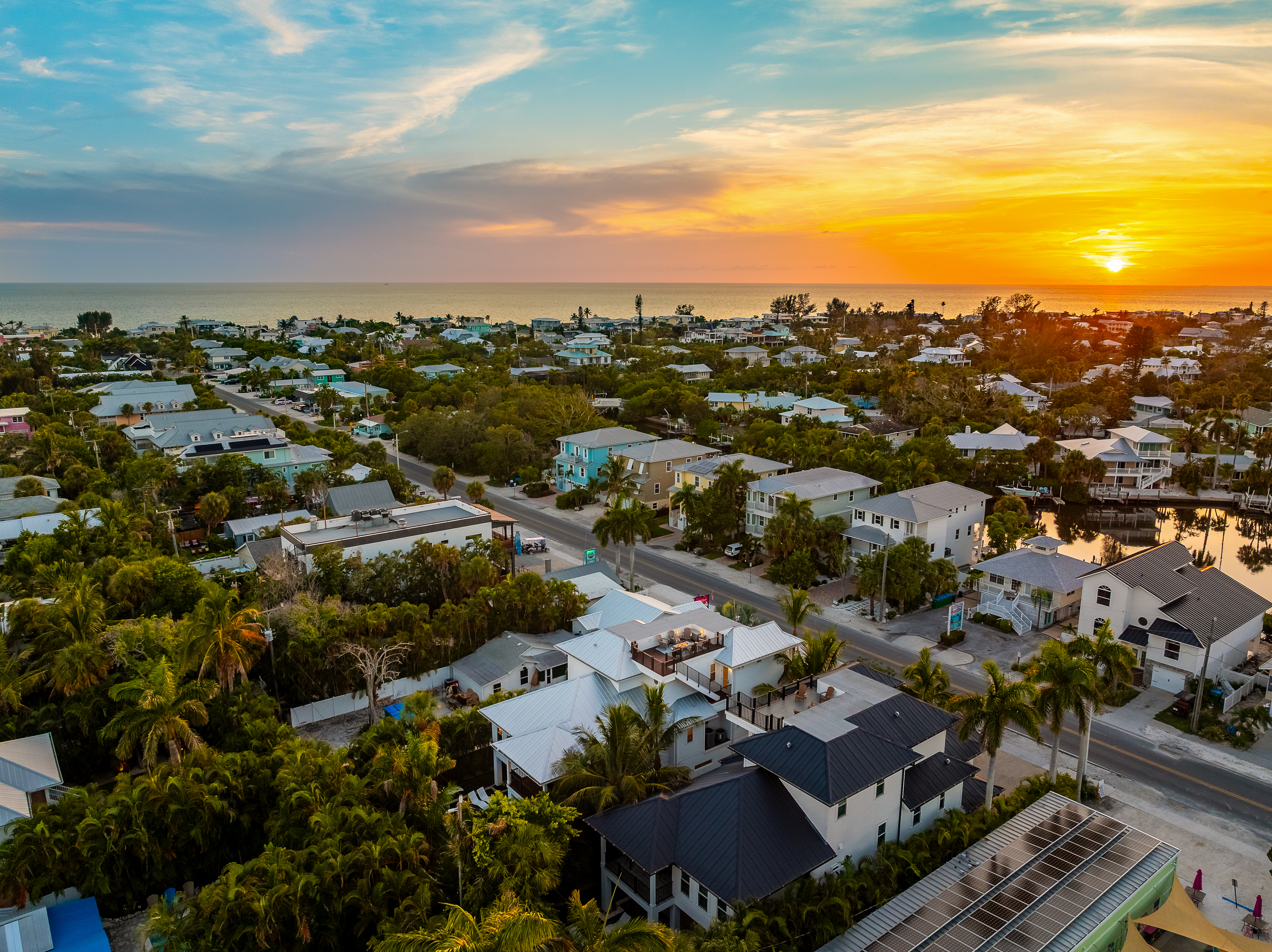 Sunset over the Gulf coast at Anna Maria Island