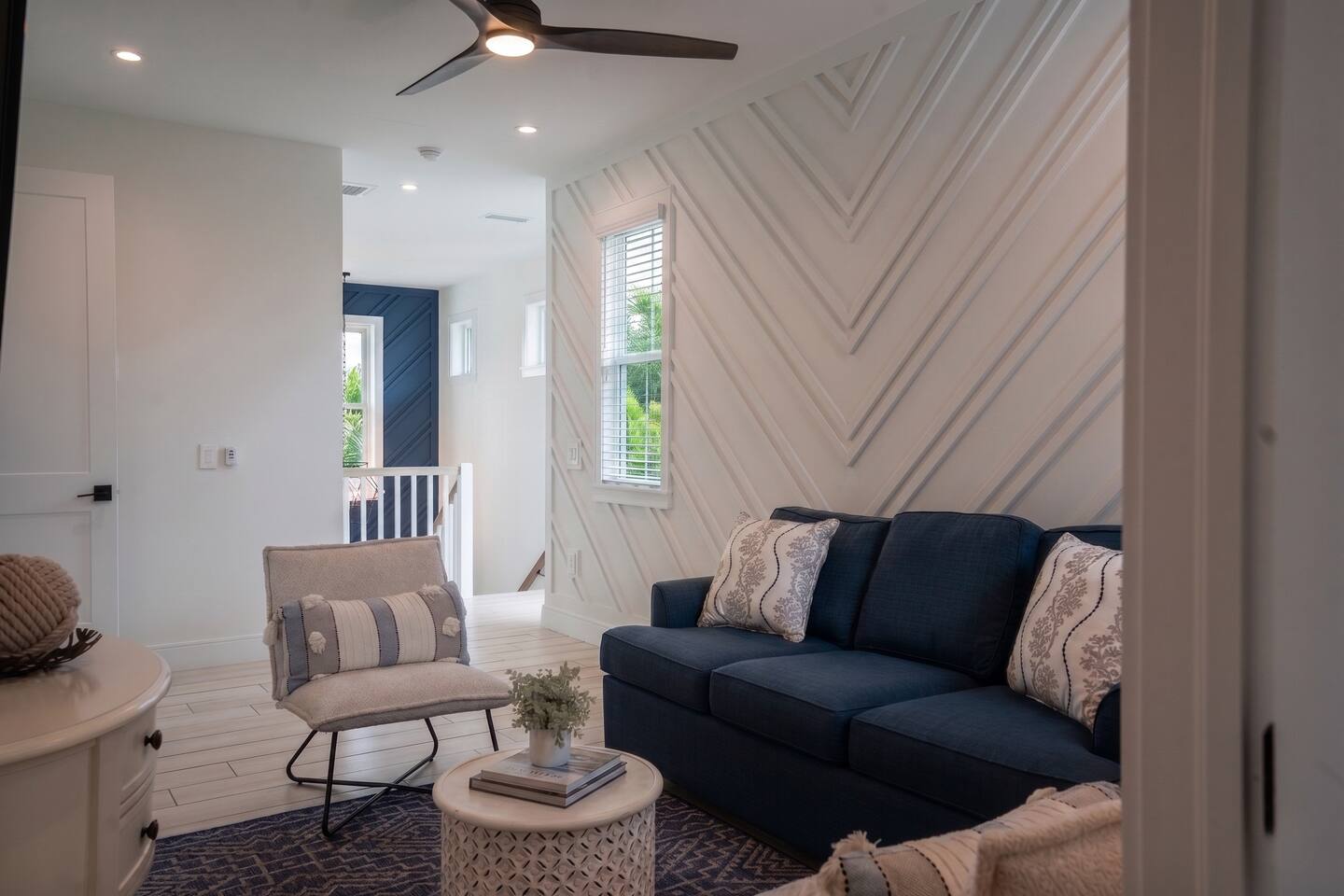 Bedroom at The Oar House