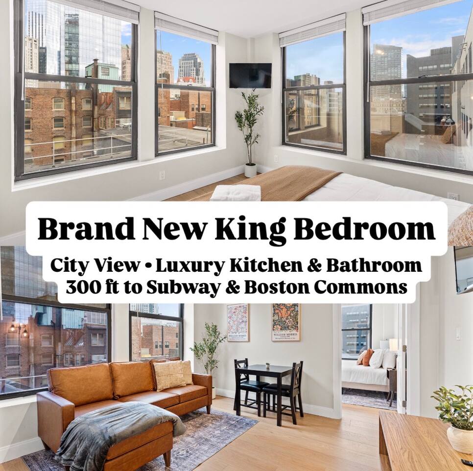 807B Brand New King 1-Bedroom City Views By Subway