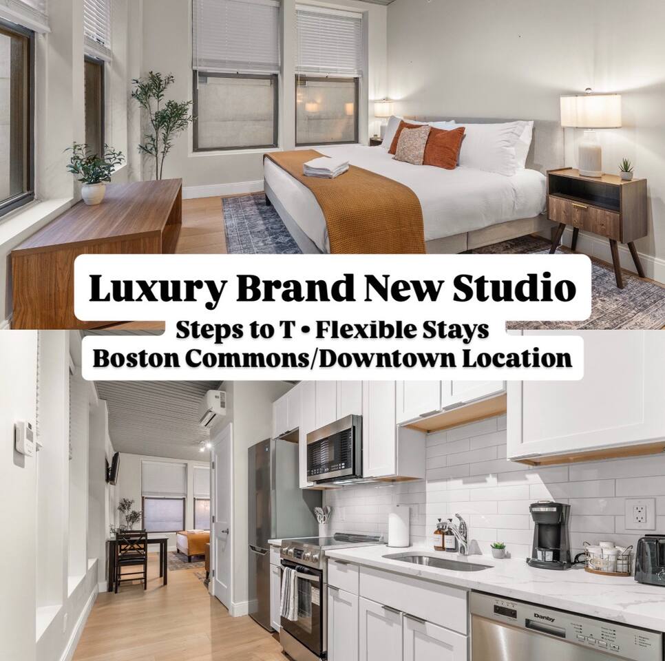 803C Brand NEW Downtown Boston XL Studio King Bed