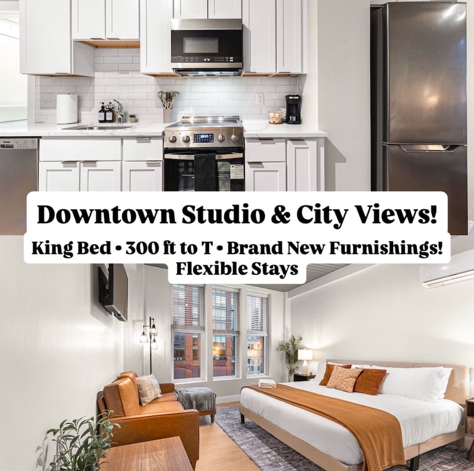 706M New Huge Studio in Boston By Subway Hospitals