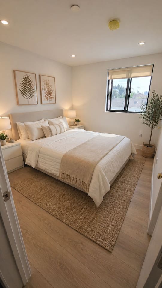 Luxury Queen Bed Suite w/ Private Bathtub