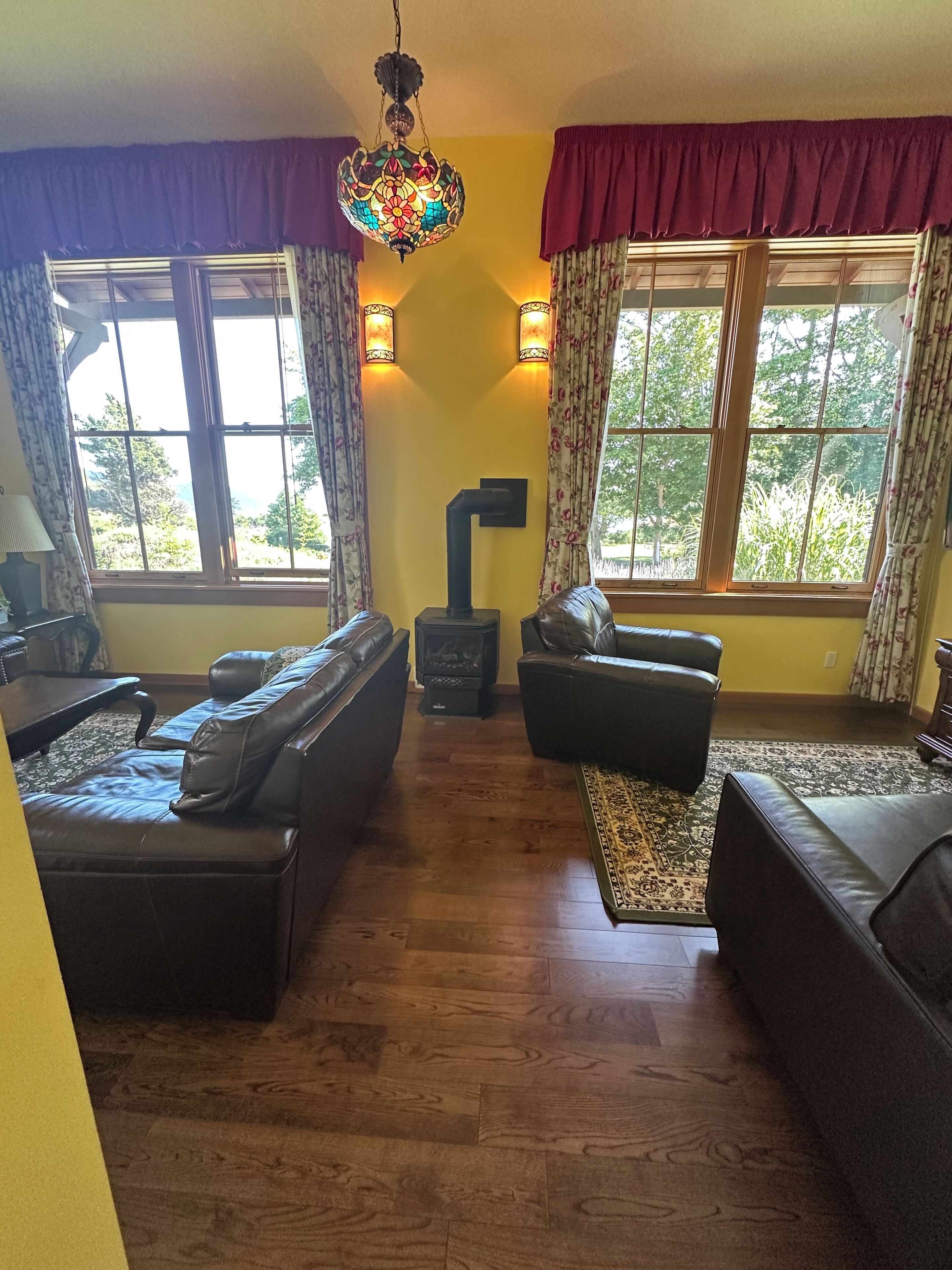 Looking into the living room