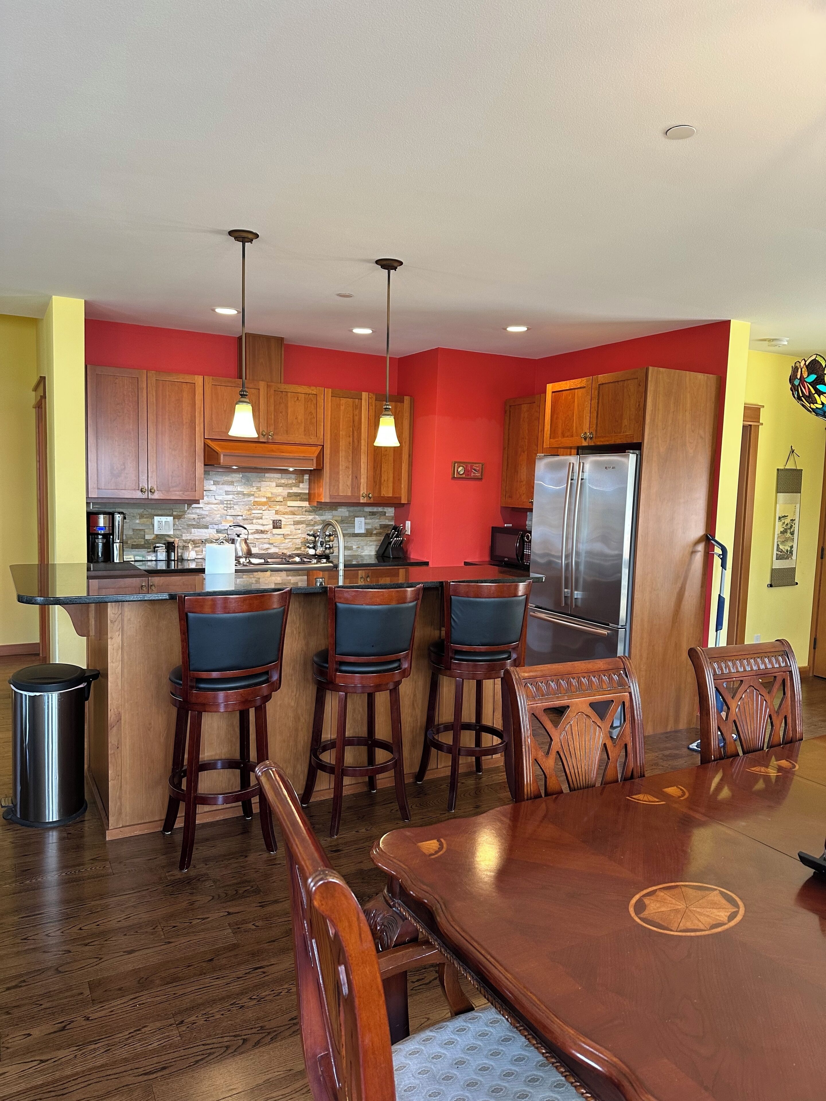 Extra bar seating