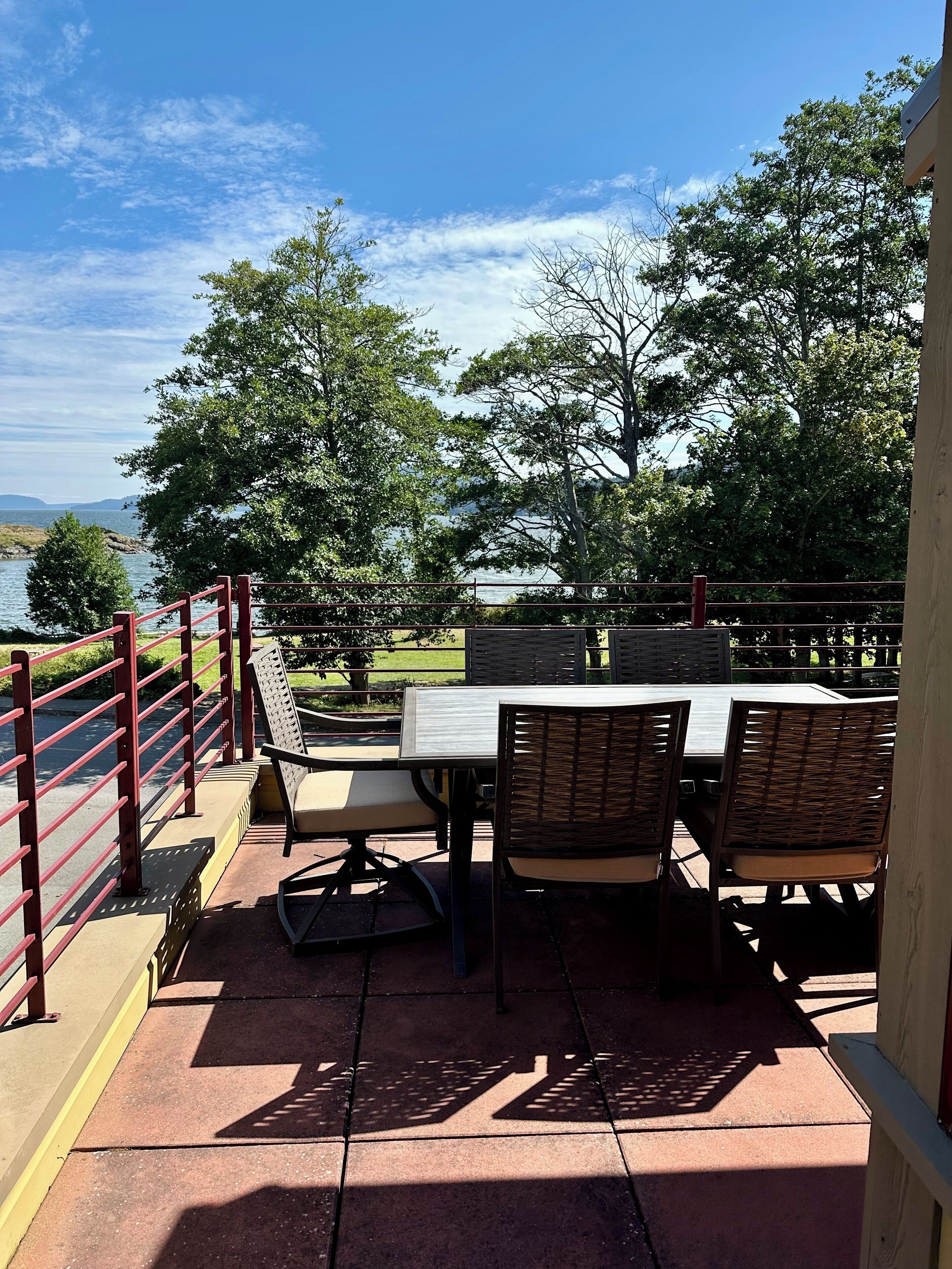 View from the left side of the balcony