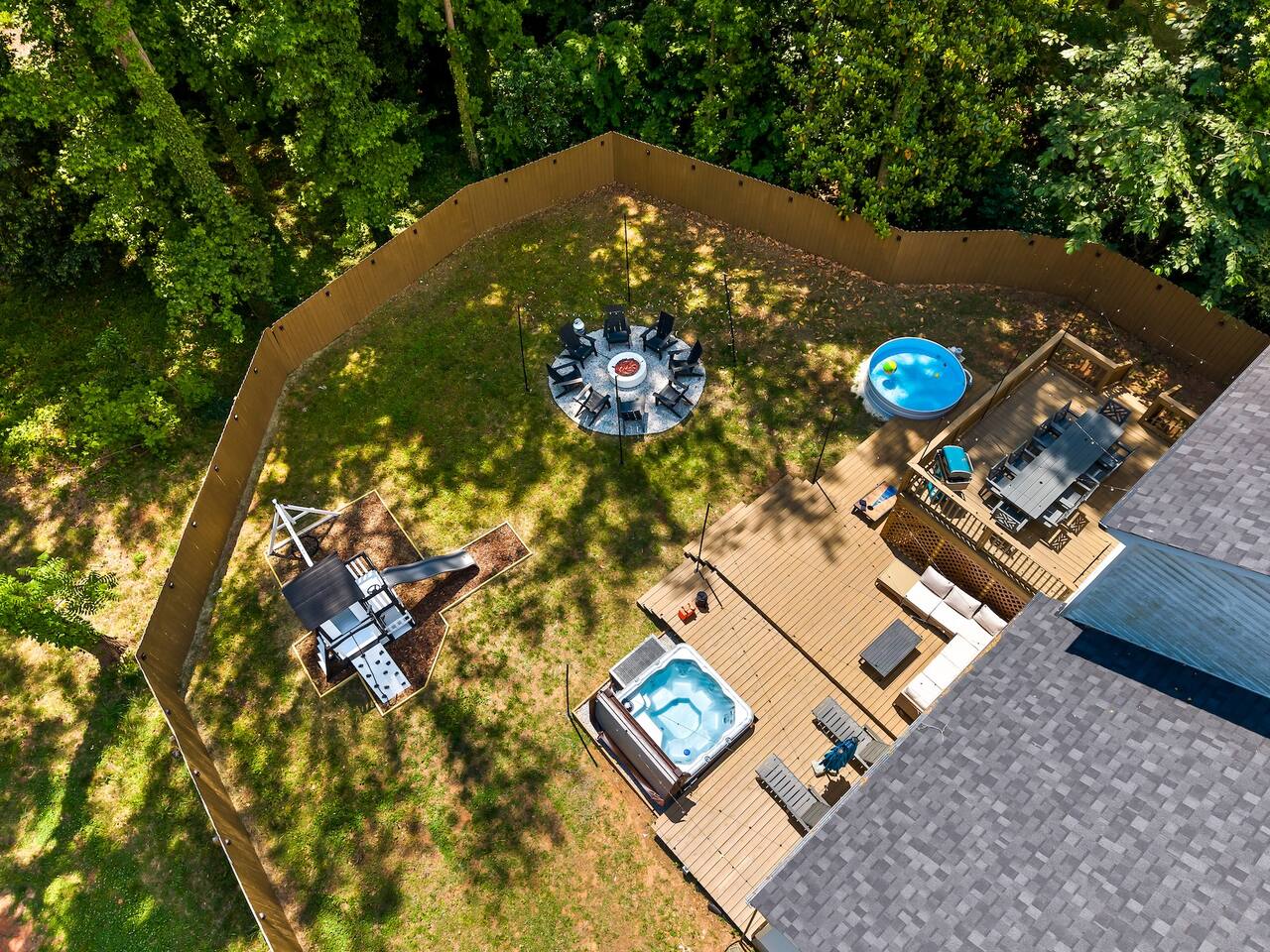 New 5BR House w/ Hot-tub, Game Room & Backyard Fun