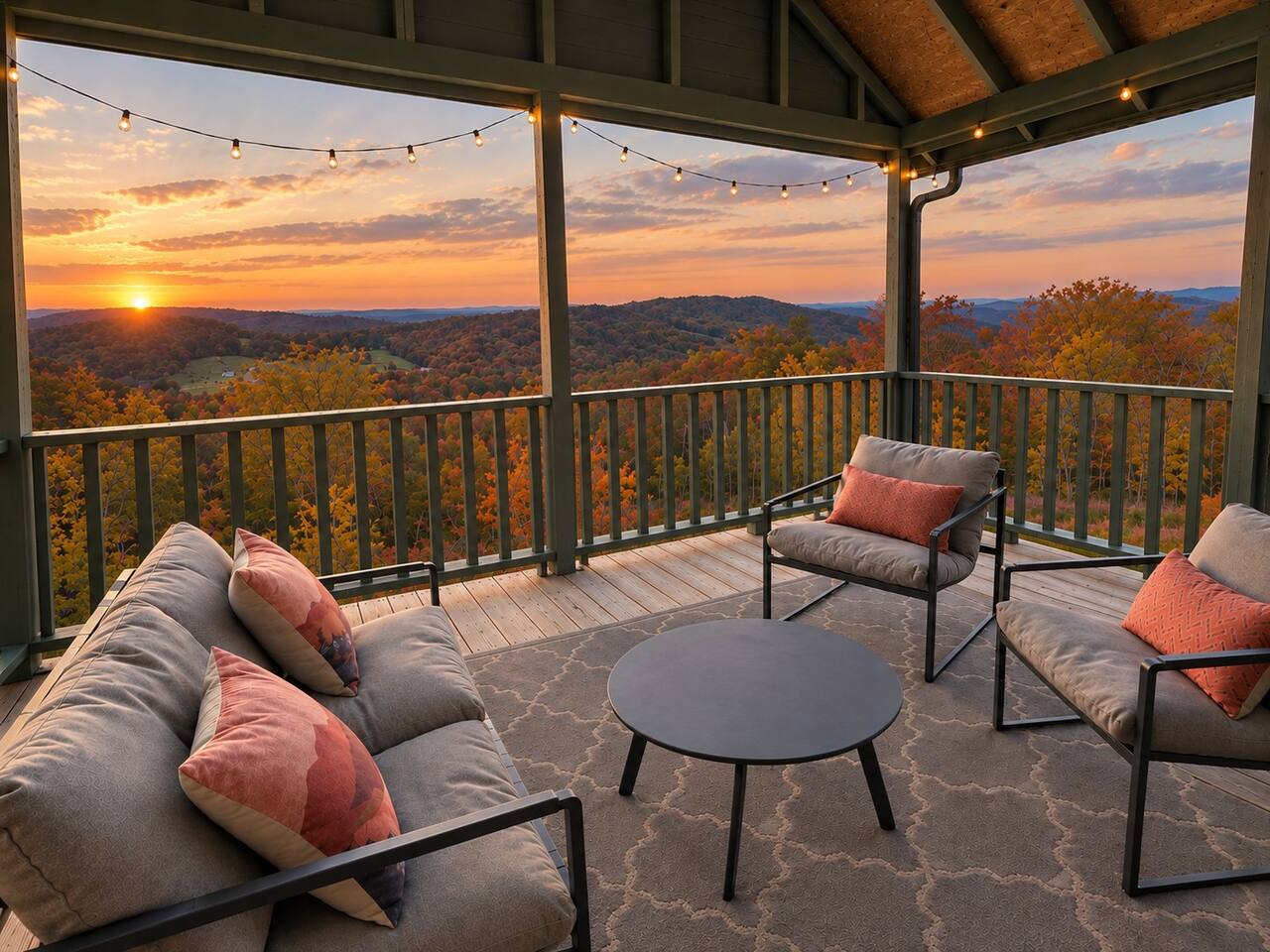 The mountains come alive in the fall and the views are spectacular