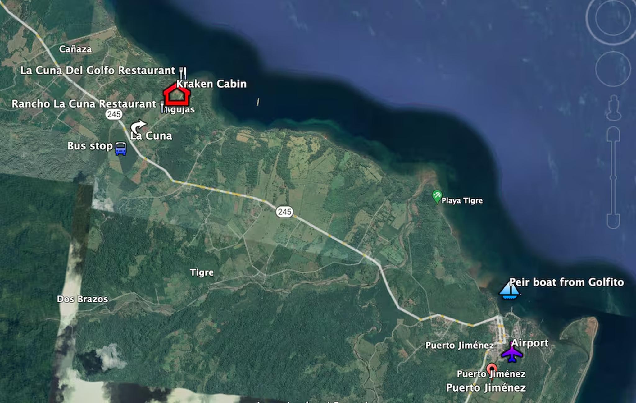 Prime coastal location near beaches, dining, airport, and Golfito access