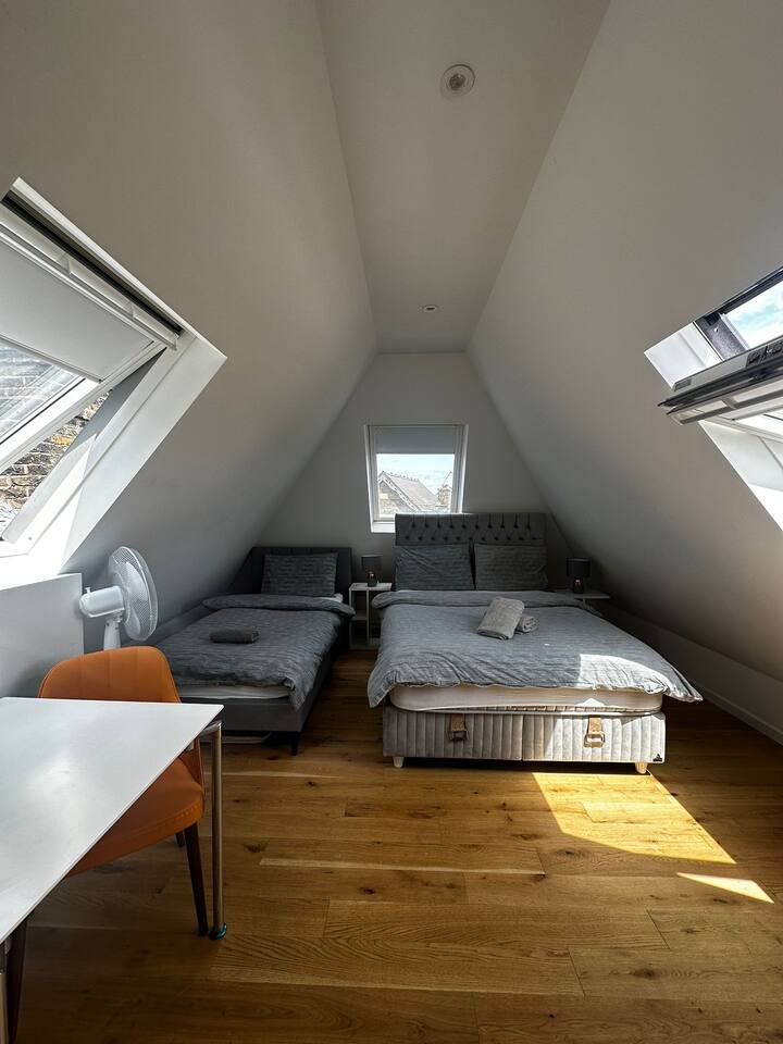 6)Loft Room with private bathroom.