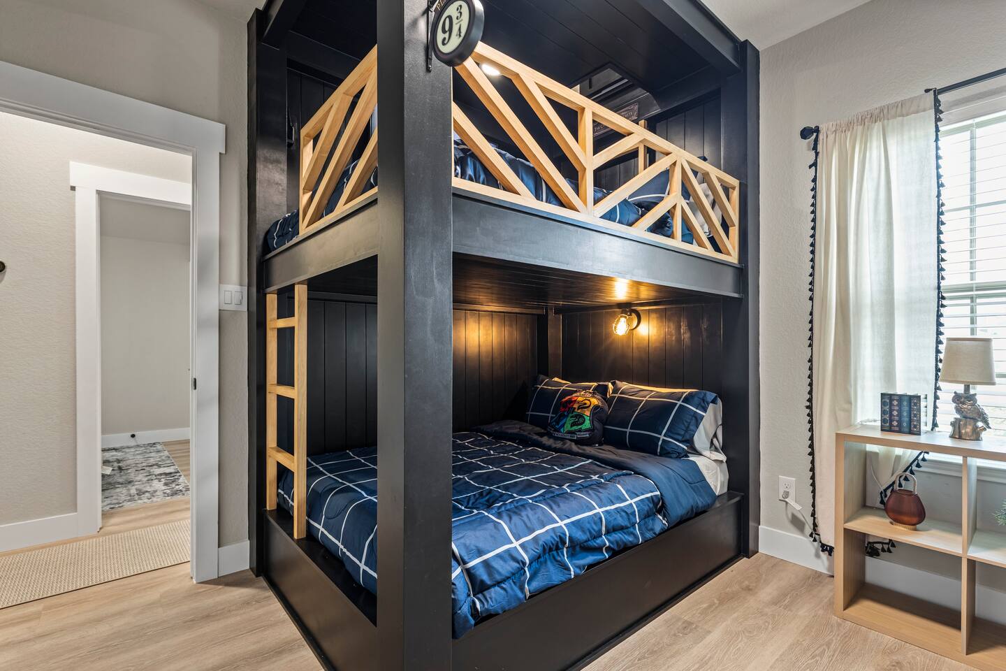 Wizard-themed bunk room