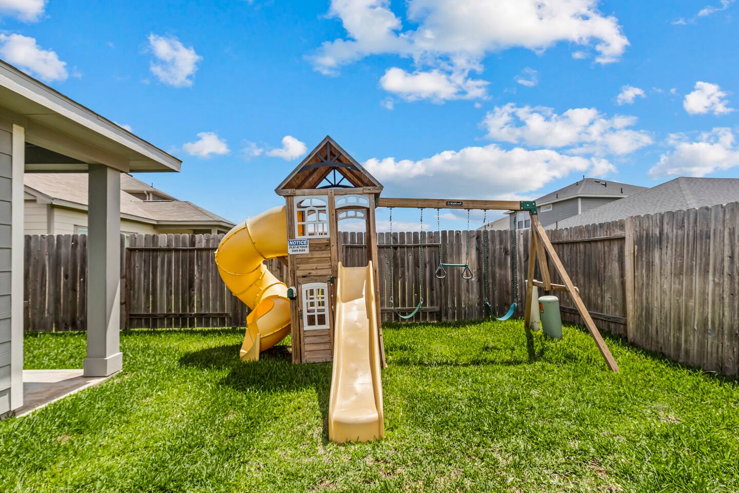 Backyard play structure