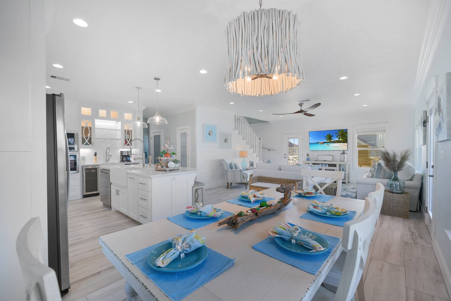 Coastal dining room