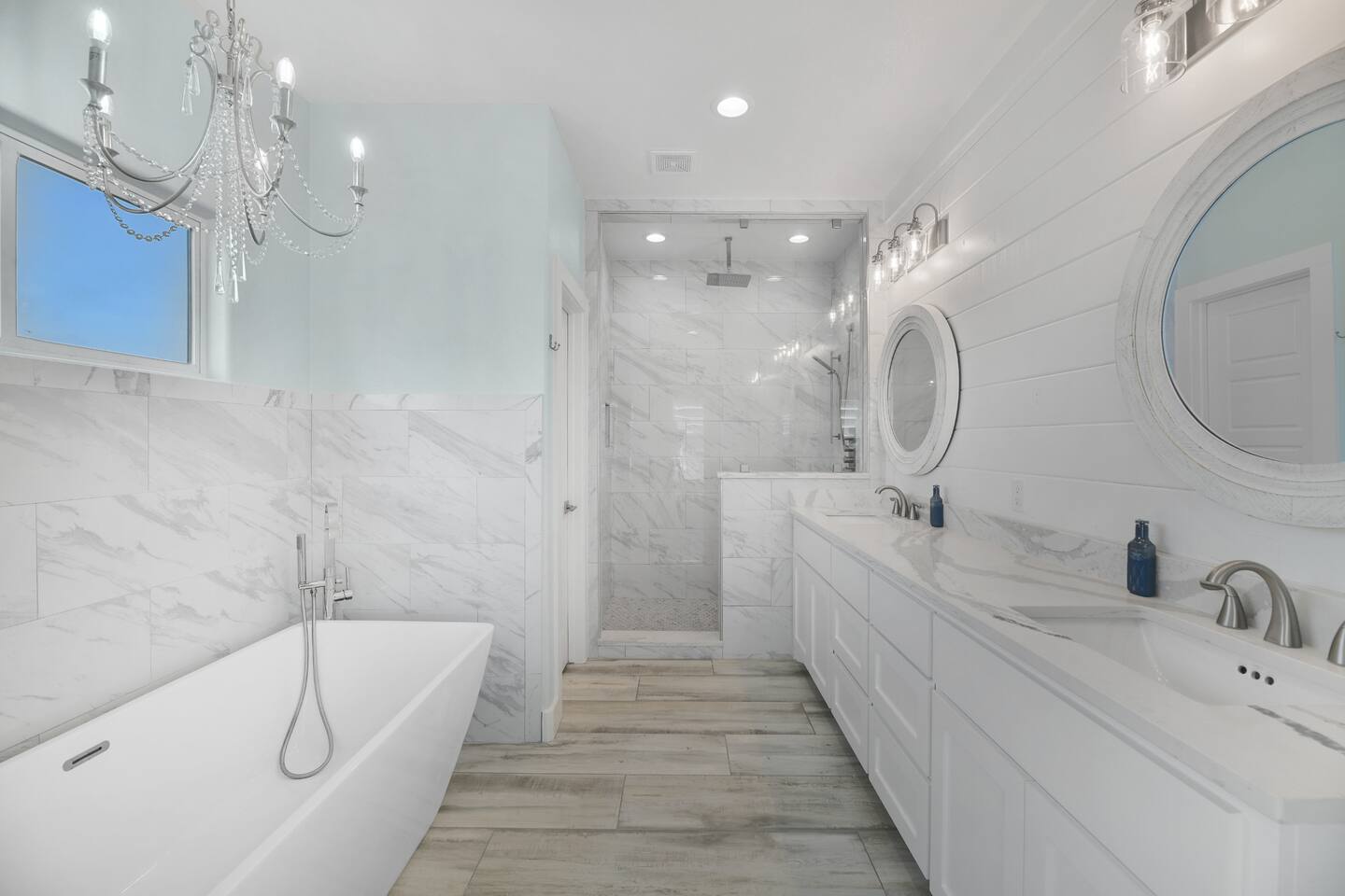 Spa-like master bathroom