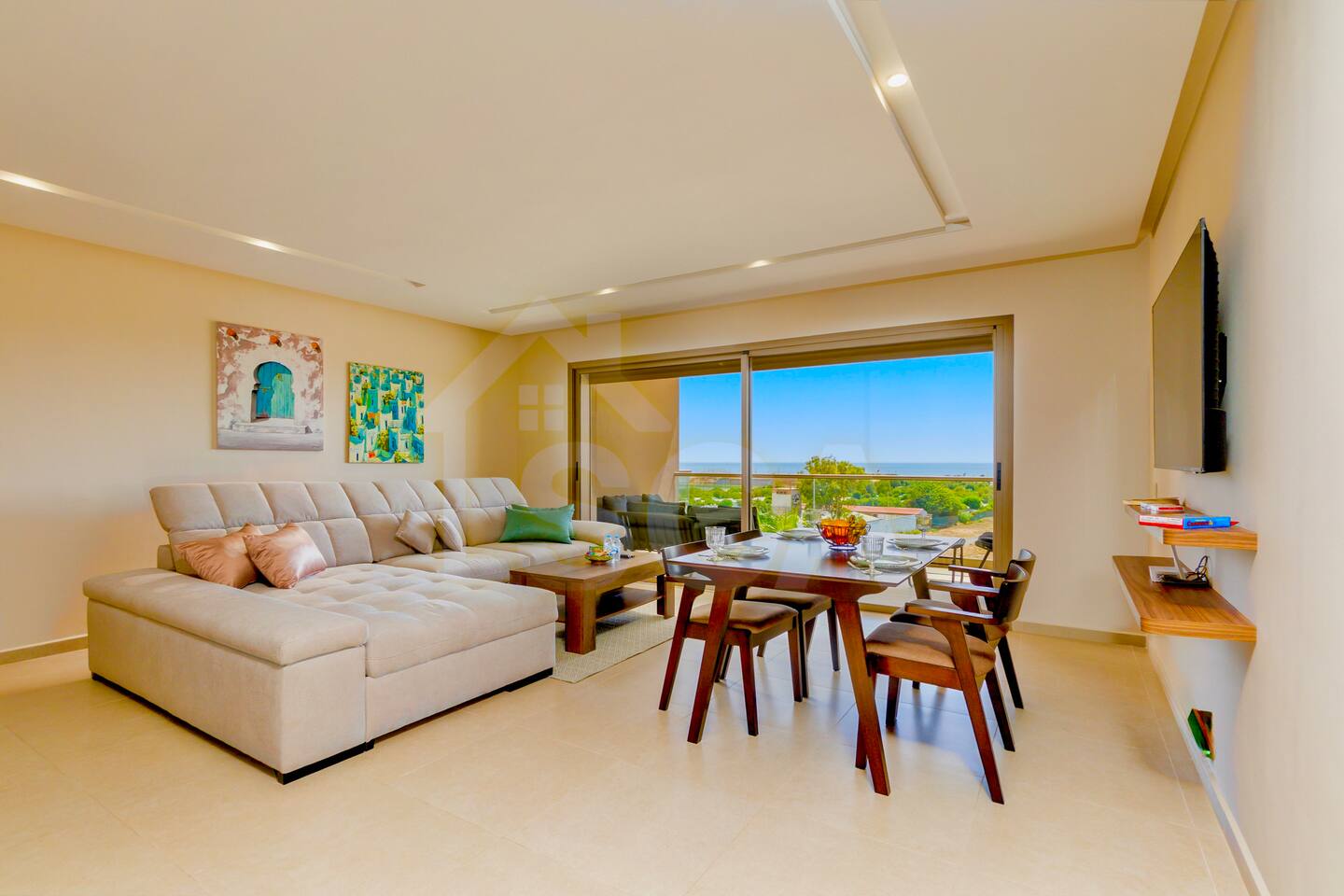 Ocean & Sunset View Tamraght| Pool & Parking