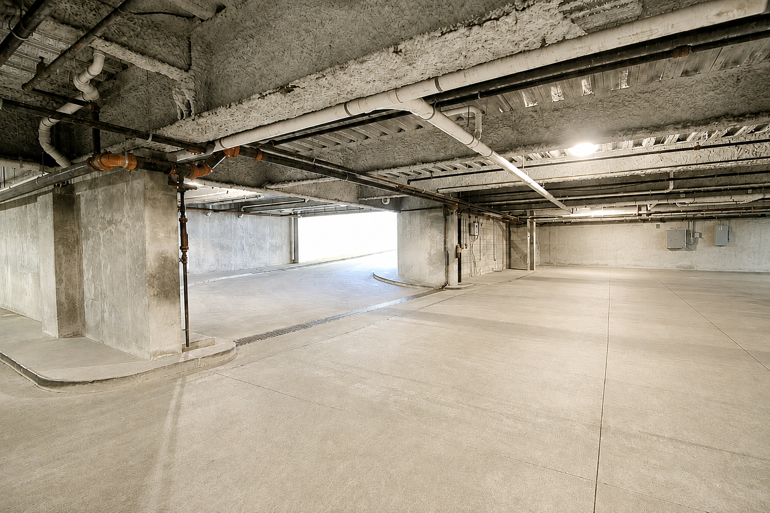 Private underground parking with one reserved space.  A rare find on 30A.  Permit for one car parking street level included.
