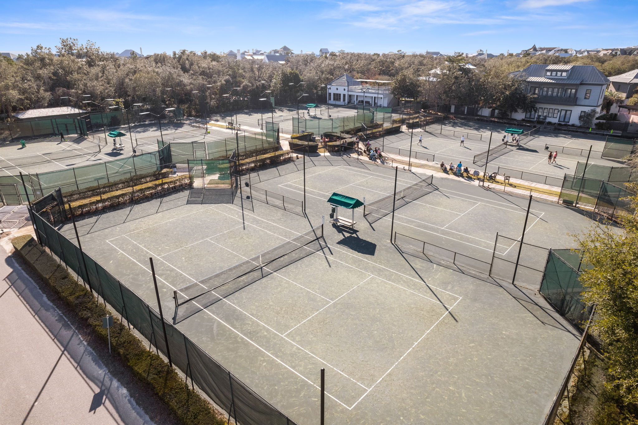 Racquet courts available for an additional fee