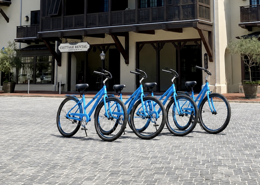 Complimentary cruiser bikes for easy exploring