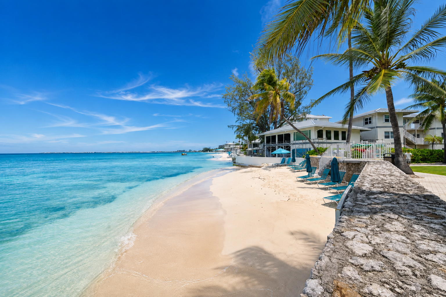Seven Mile Beach 2BR | Beach walk, kayak + tennis