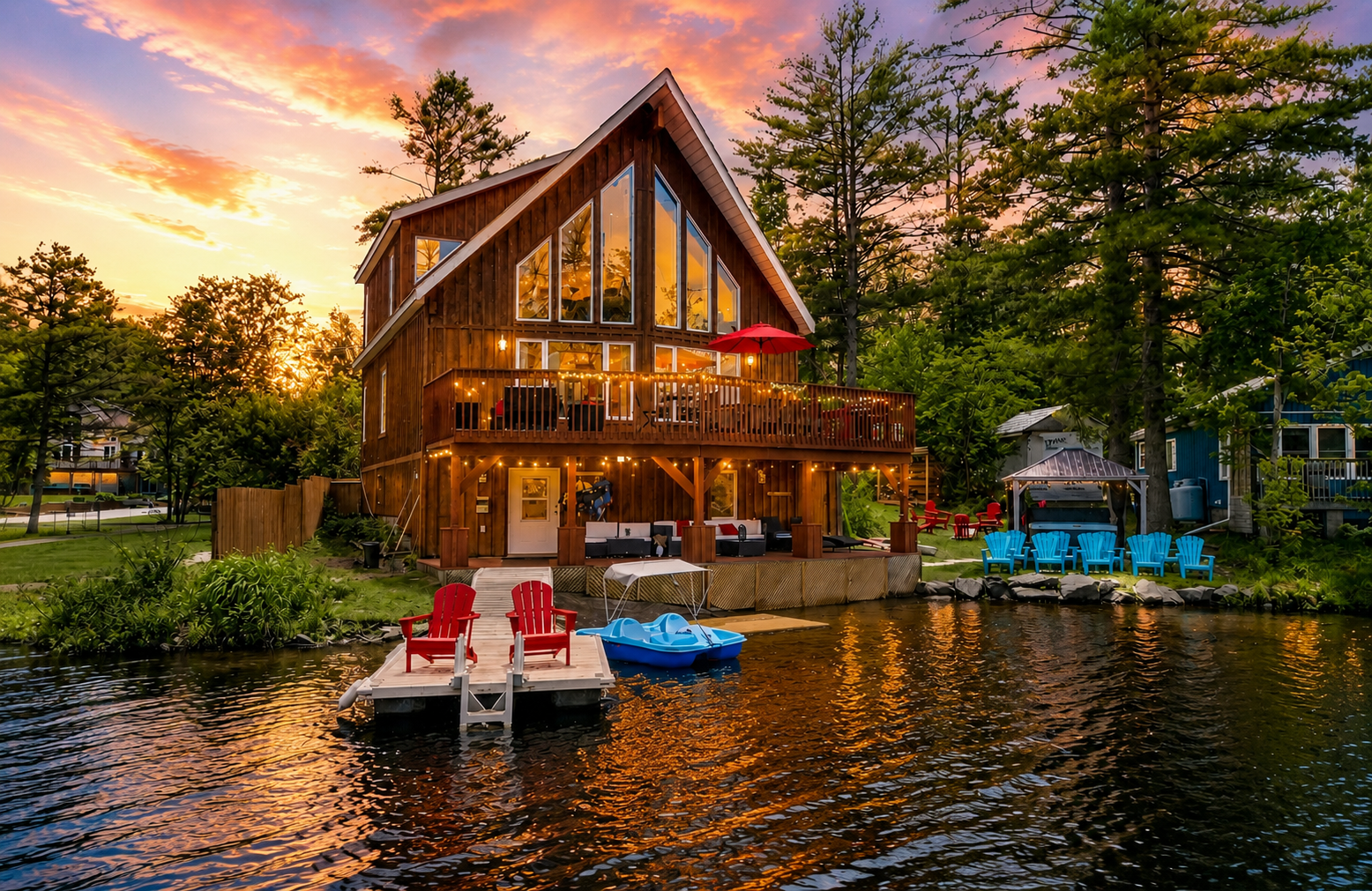 GOODTIMES-Lakefront•Hot Tub•Kayak•Firepit•Arcade