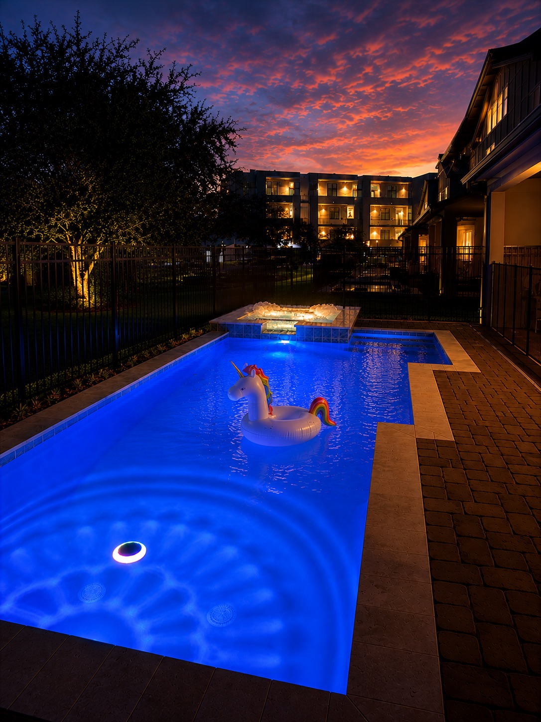 Shore Thing beach home with private pool at sunset in Melbourne Beach, Florida