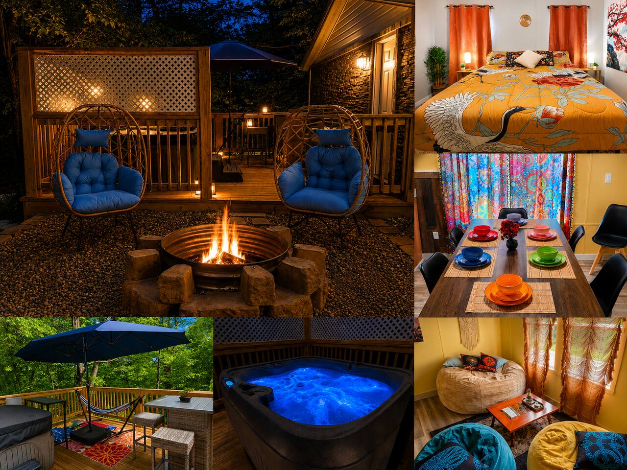 New! Hot Tub, Fire Pit, Great Location at NRG