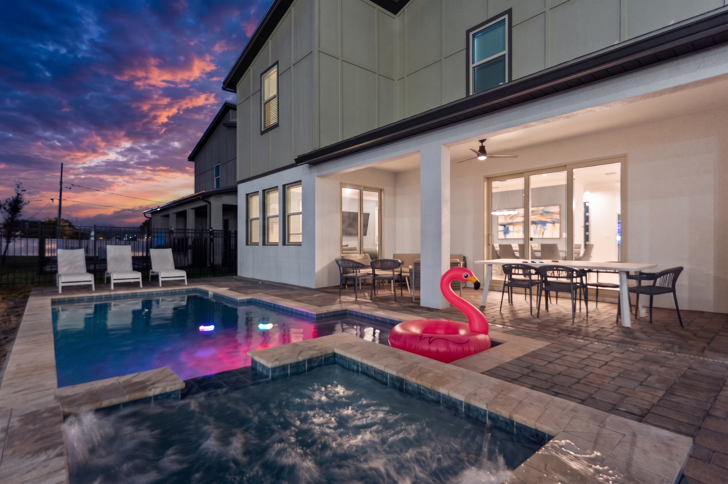 Lunar Tides beach home with private pool in Melbourne Beach, Florida