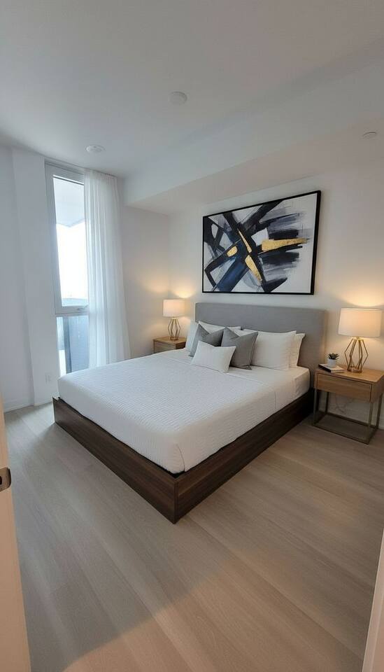 Modern 1BR Condo kitchen laundry Hwy401 & Yorkdale
