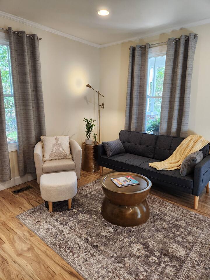 Masters  Cozy Red Door Bungalow