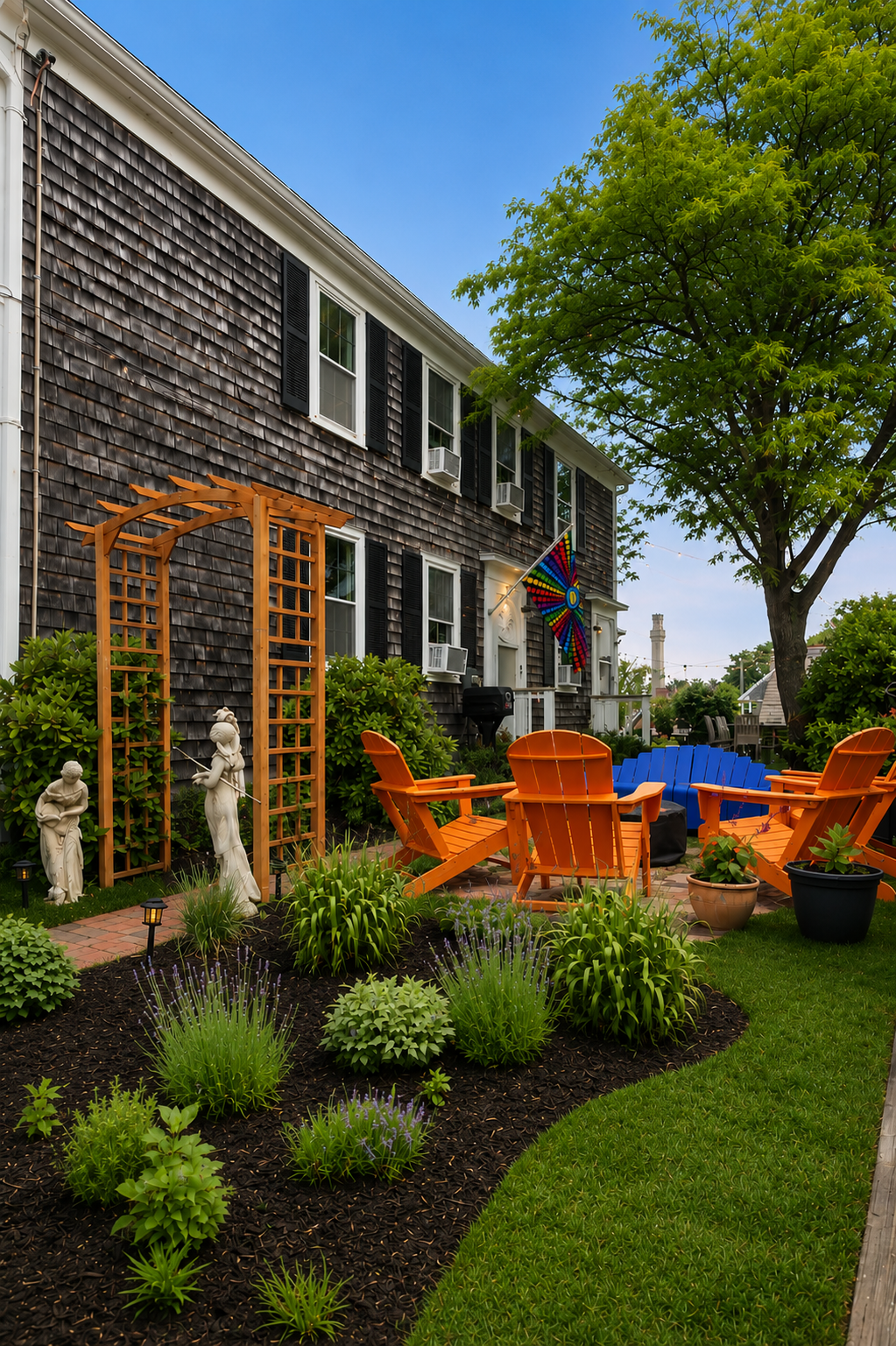 *NEW* Historic Ptown Escape - Courtyard, Fire Pit, AC