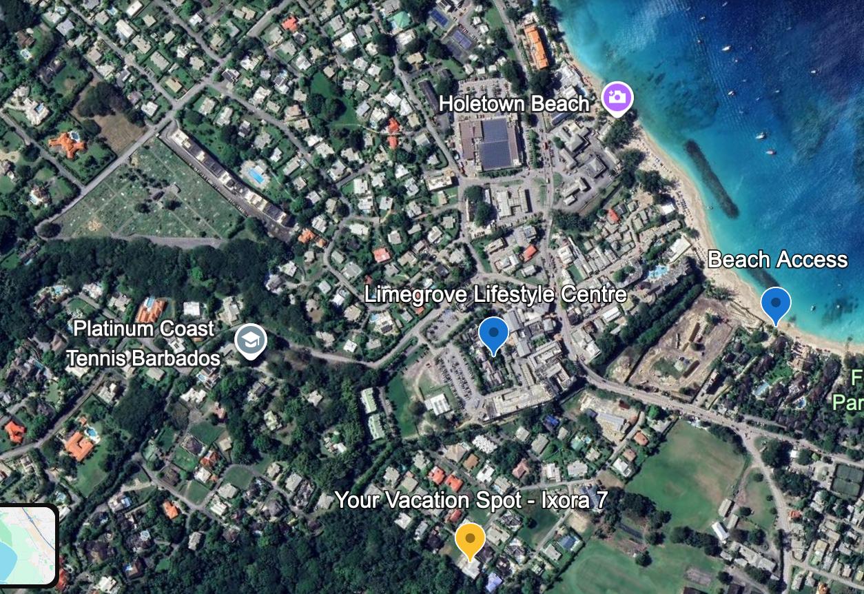 Prime Holetown location near beach, dining, shopping, and local amenities