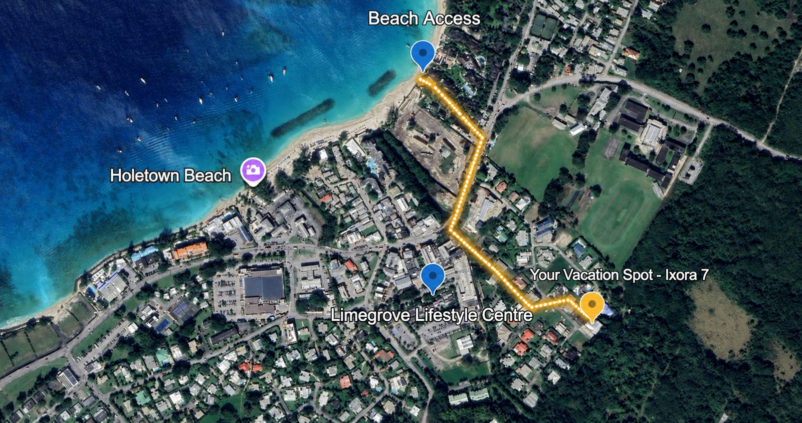 5 min walk to the beach from this ideally located stay