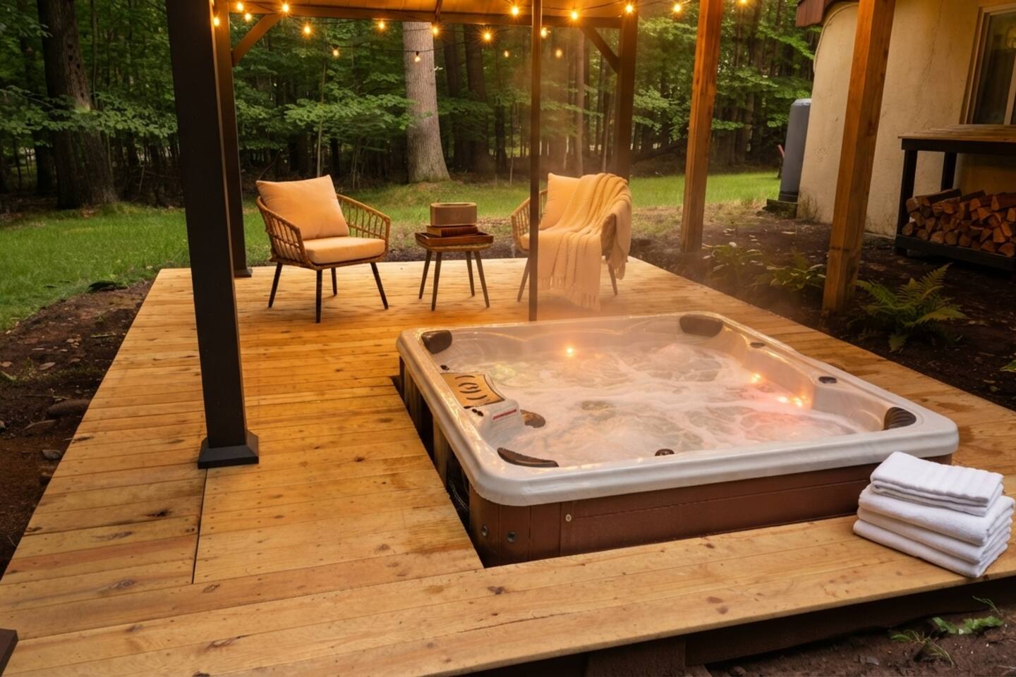 Evergreen Lodge | Hot Tub Retreat Near Lake Placid
