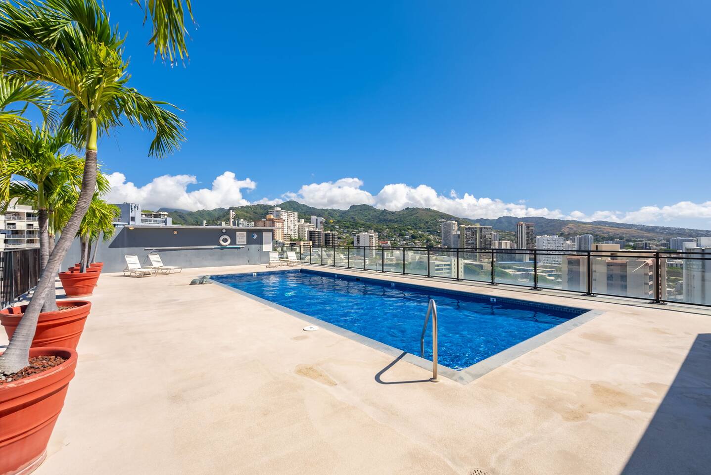 Gaze at the stunning mountain backdrop from the rooftop-nature's beauty surrounds you in every direction!
