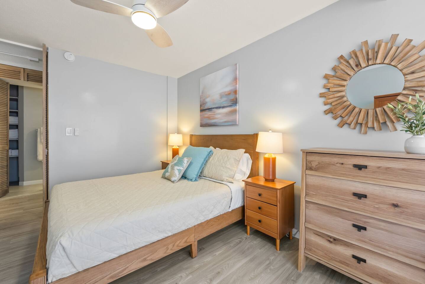 Sweet dreams await in our tranquil bedrooms-both featuring queen beds and sliding doors to the lanai!