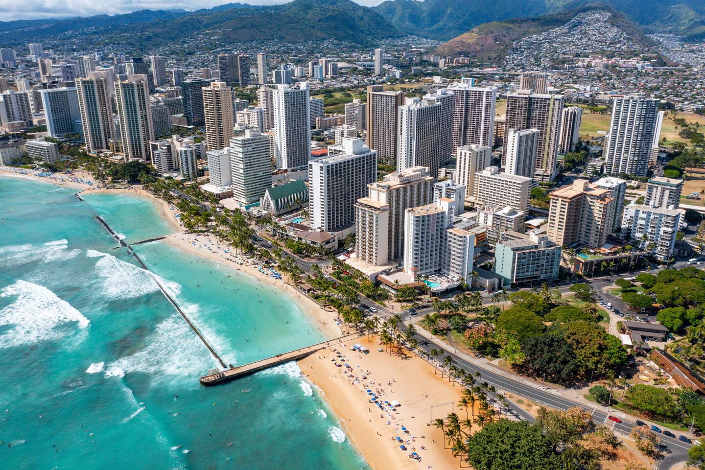 Just steps away from iconic Waikiki Beach-where the sun, surf, and sand await you.