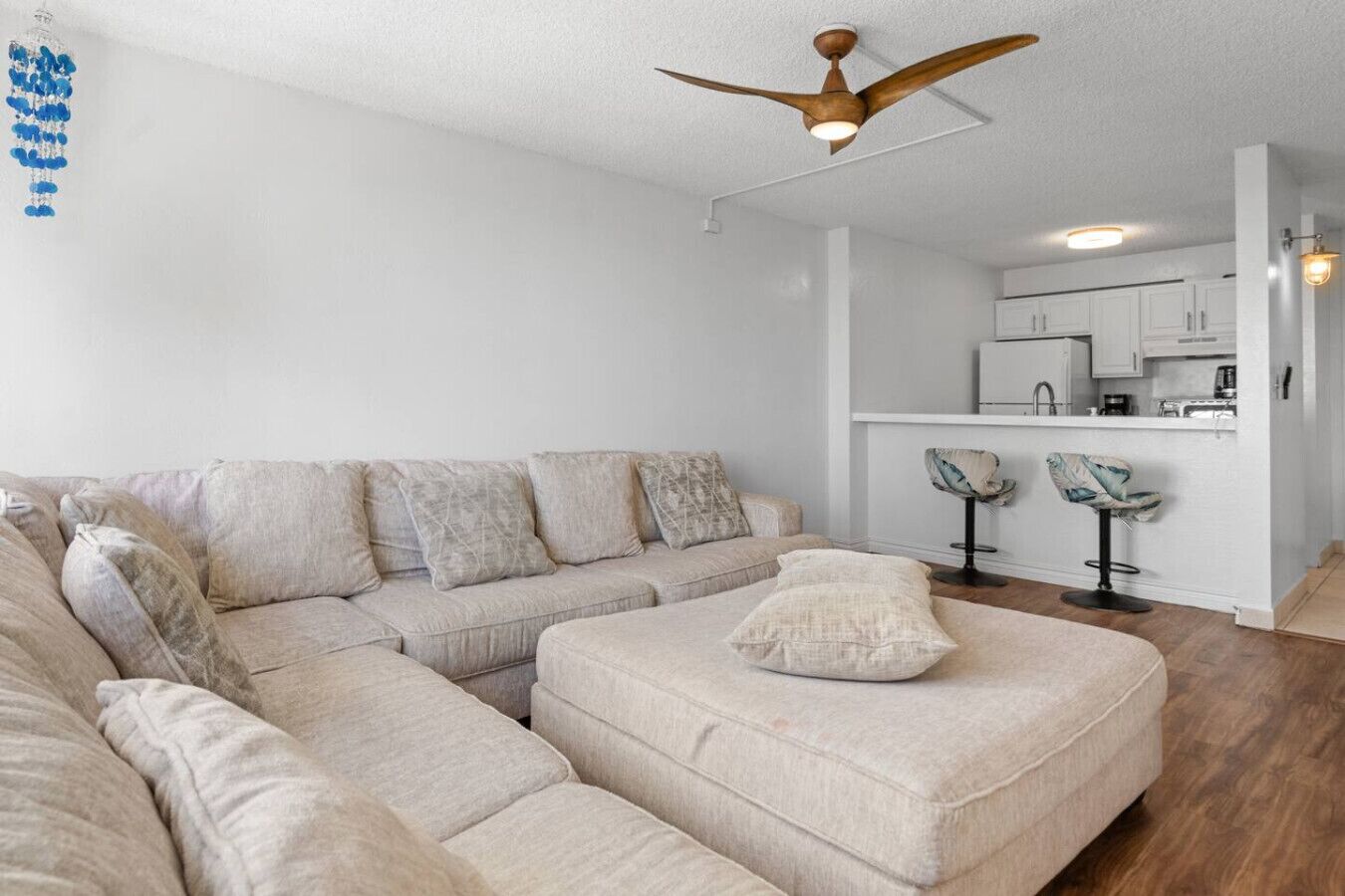 Spacious open-layout living area that flows seamlessly from the kitchen to the lounge-perfect for relaxing or entertaining.