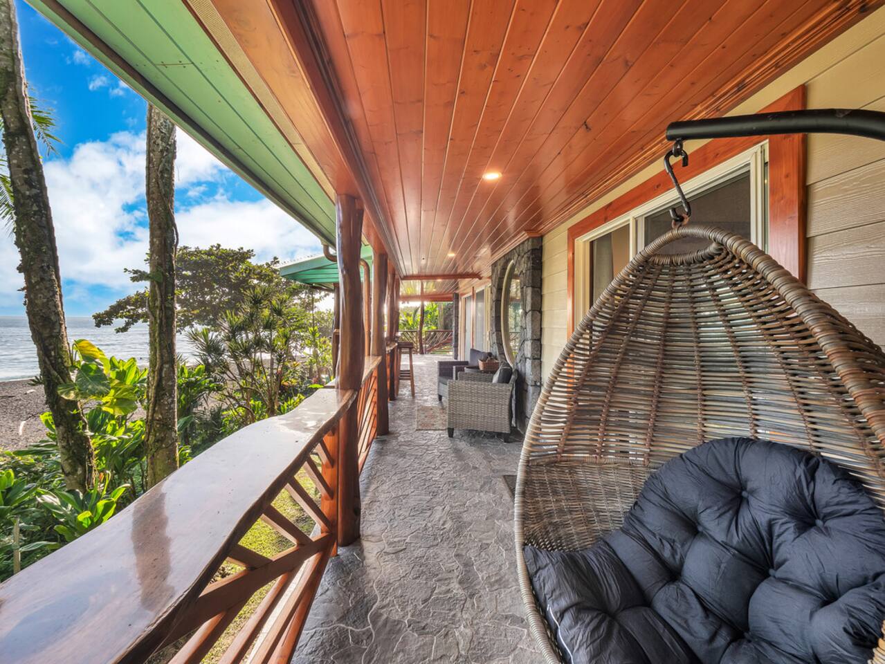 Let the stunning Pacific waves serenade you from the privacy of your lanai, just steps from the shore.